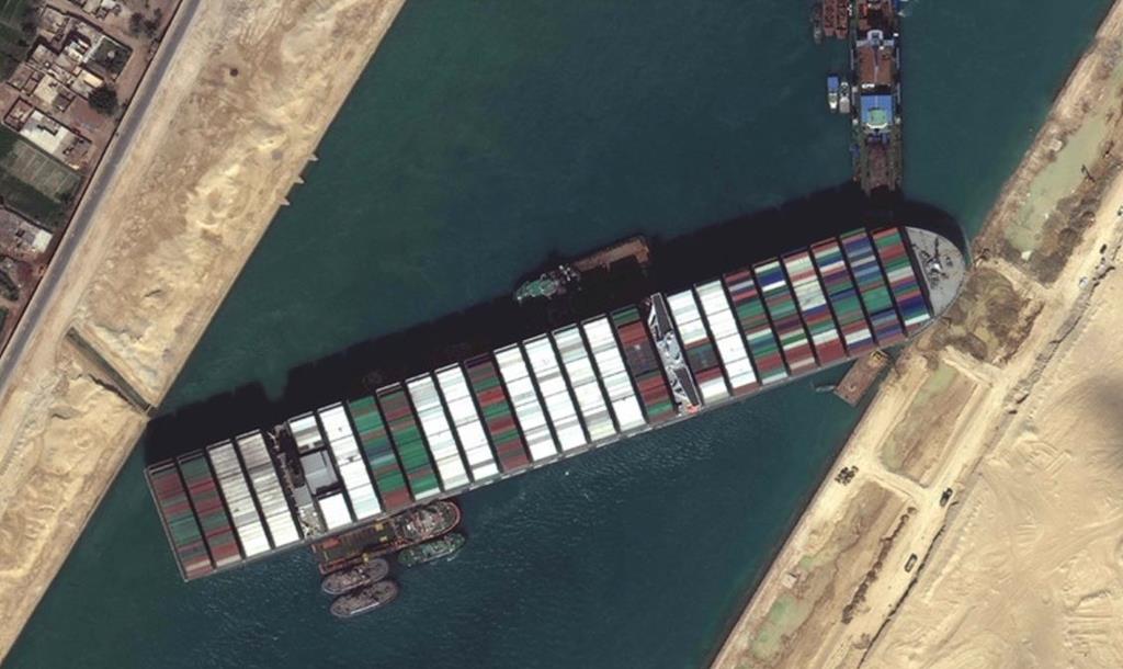 Videos and photos of damage to Ever Given ship after Suez Canal