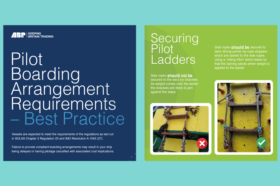 Best Practice On Rigging Pilot Ladders Uk Maib Marine